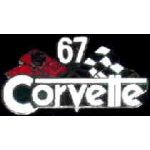 CHEVROLET CORVETTE 1967 YEAR LOGO PIN