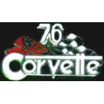 CHEVROLET CORVETTE 1976 YEAR LOGO PIN