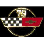 CHEVROLET CORVETTE 1979 YEAR LOGO PIN