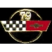 CHEVROLET CORVETTE 1979 YEAR LOGO PIN