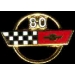 CHEVROLET CORVETTE 1980 YEAR LOGO PIN