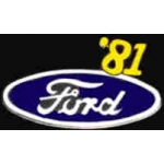 FORD 1981 YEAR LOGO PIN