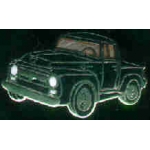 FORD PICKUP TRUCK 1956 BLACK PIN