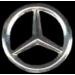 MERCEDES BENZ PIN CUTOUT SILVER CAR LOGO PINS