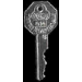 GENERAL MOTORS PIN GM CAR KEY FROM 1949 TO 1959 PIN