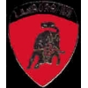 LAMBORGHINI CAR LOGO BLACK W SILVER PIN