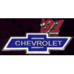 CHEVROLET 1991 YEAR LOGO PIN