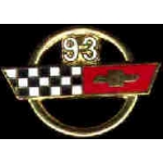 CHEVROLET CORVETTE 1993 YEAR LOGO PIN