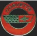 CHEVROLET CORVETTE RED ROUND LOGO PIN