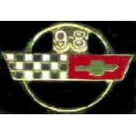 CHEVROLET CORVETTE 1998 YEAR LOGO PIN