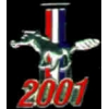 FORD MUSTANG 2001 YEAR LOGO PIN