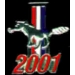 FORD MUSTANG 2001 YEAR LOGO PIN