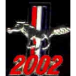 FORD MUSTANG 2002 YEAR LOGO PIN