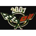 CHEVROLET CORVETTE 2001 YEAR LOGO PIN