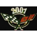 CHEVROLET CORVETTE 2001 YEAR LOGO PIN