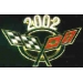 CHEVROLET CORVETTE 2002 YEAR LOGO PIN