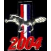 FORD MUSTANG 2004 YEAR LOGO PIN