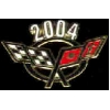 CHEVROLET CORVETTE 2004 YEAR LOGO PIN