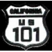 CALIFORNIA HIGHWAY 101 SIGN PIN