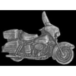 HARLEY DAVIDSON FULLY DRESSED OLD SCHOOL MOTORCYCLE CAST PIN