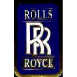 ROLLS ROYCE LOGO BLUE PIN