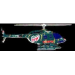 KIIS FM HELICOPTER PILOT PIN W MOUNTAIN DEW