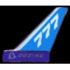 BOEING PIN 777 TAIL PIN