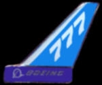 BOEING PIN 777 TAIL PIN