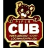 PIPER CUB AIRPLANE LOGO PIN