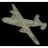 B-24 LIBERATOR AIRPLANE GRAY PIN