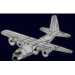 C-130 HERCULES AIRPLANE DX PIN