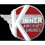KINNER AIRCRAFT ENGINES LOGO PIN