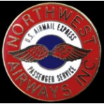 NORTHWEST AIRLINES LOGO WING PIN