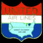 UNITED AIRLINES LOGO OLD STYLE PIN