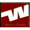 WESTERN AIRLINES LOGO PIN