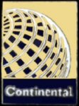 CONTINENTAL AIRLINES LOGO PIN