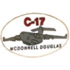 C-17 GLOBEMASTER PIN MCDONNELL DOUGLAS OVAL C17 PIN DX