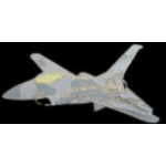 F-16 FALCON PIN GREY CAMO FIGHTER AIRPLANE PIN