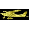 CESSNA 172 AIRPLANE LEFT GOLD CAST PIN