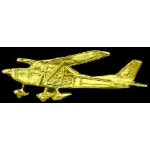 CESSNA 172 AIRPLANE LEFT GOLD CAST PIN