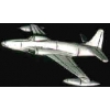 F-80 TO1 SHOOTING STAR AIRPLANE CAST PIN