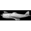 P-47 THUNDERBOLT CAST AIRPLANE PIN