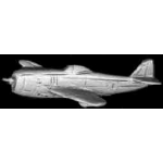 P-47 THUNDERBOLT CAST AIRPLANE PIN
