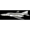F-4 PHANTOM CAST US-NAVY-MARINE-AIR-FORCE AIRPLANE PIN