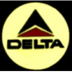 DELTA AIR LINES PIN LOGO ROUND PIN