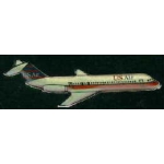 US AIR MD80 AIRPLANE LG PIN