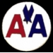 AMERICAN AIRLINES LOGO WHITE PIN