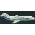 MCDONNELL DOUGLAS MD-90 PLANE NEW COLORS LG PIN