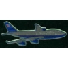 UNITED AIRLINES 747 AIRPLANE LG NEW COLOR STYLE PIN
