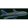 UNITED AIRLINES 777 AIRPLANE LG PIN